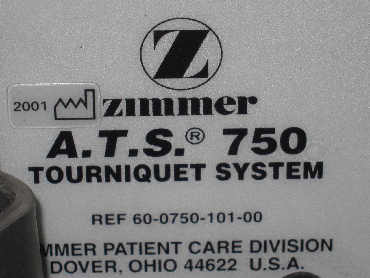 ZIMMER ATS 750 Tourniquet System