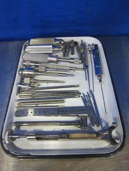 Hand Drill w/ Tray of Tools/Accessories