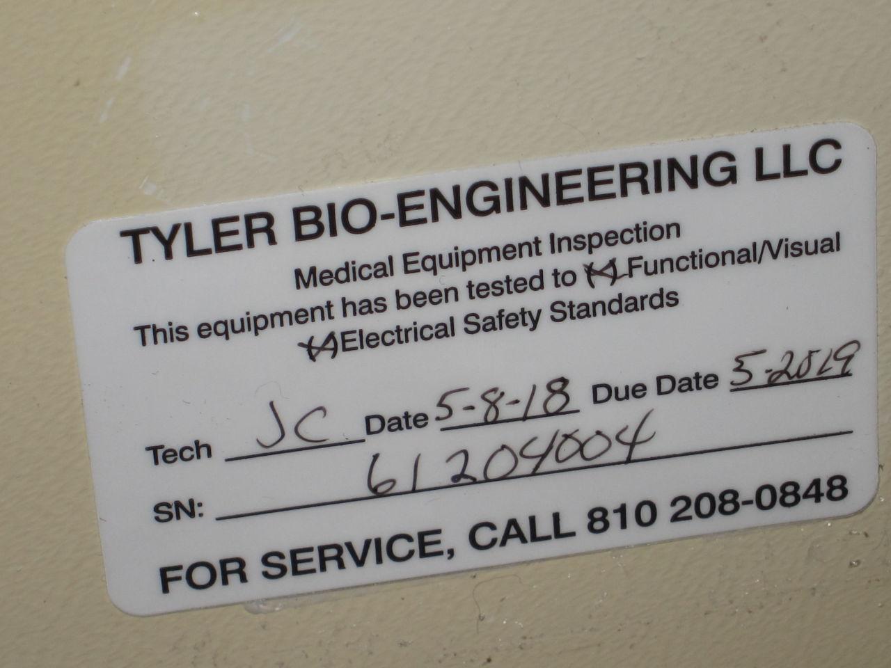 TYLER BIO ENGINEERING MTI Exam Chair