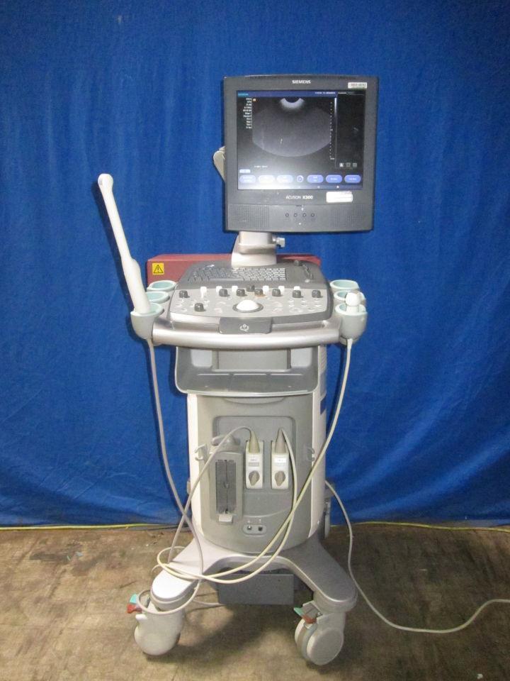 SIEMENS Acuson X300 Ultrasound System w/ 2 Probes - Lot of 1