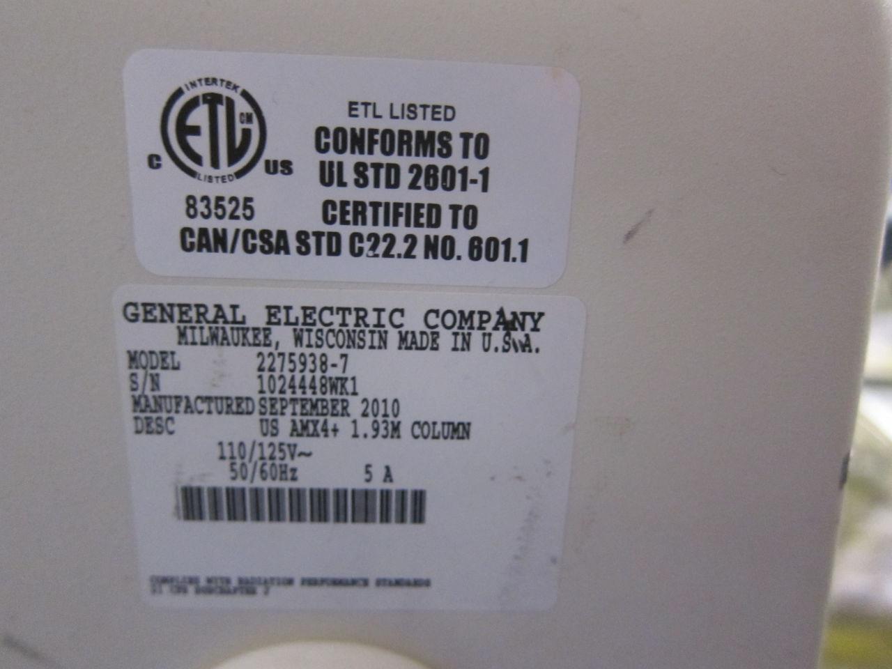 GE AMX 4 Plus Portable X-Ray