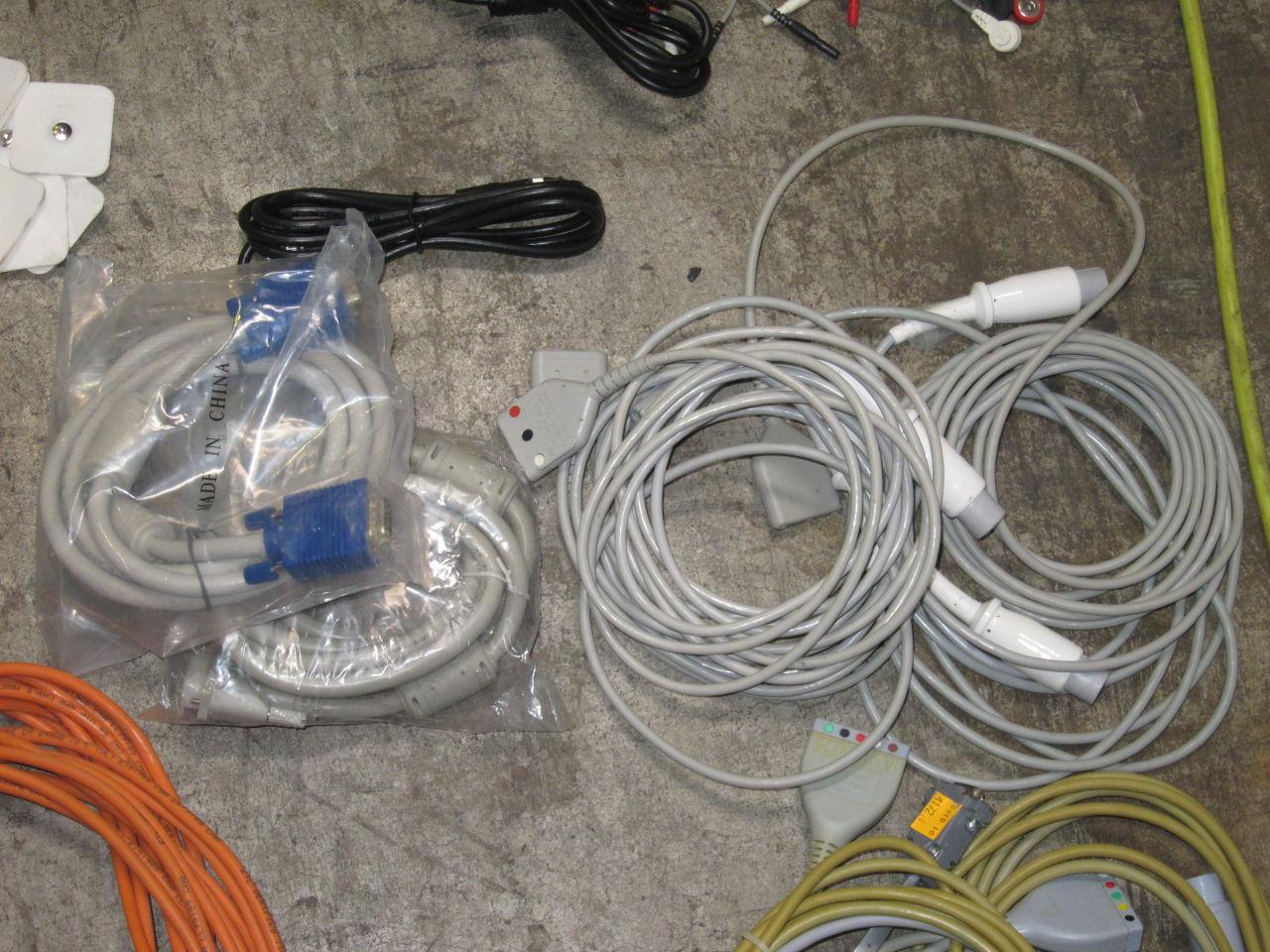 DATASCOPE Various Cables and Accessories - Lot of 32 Monitor