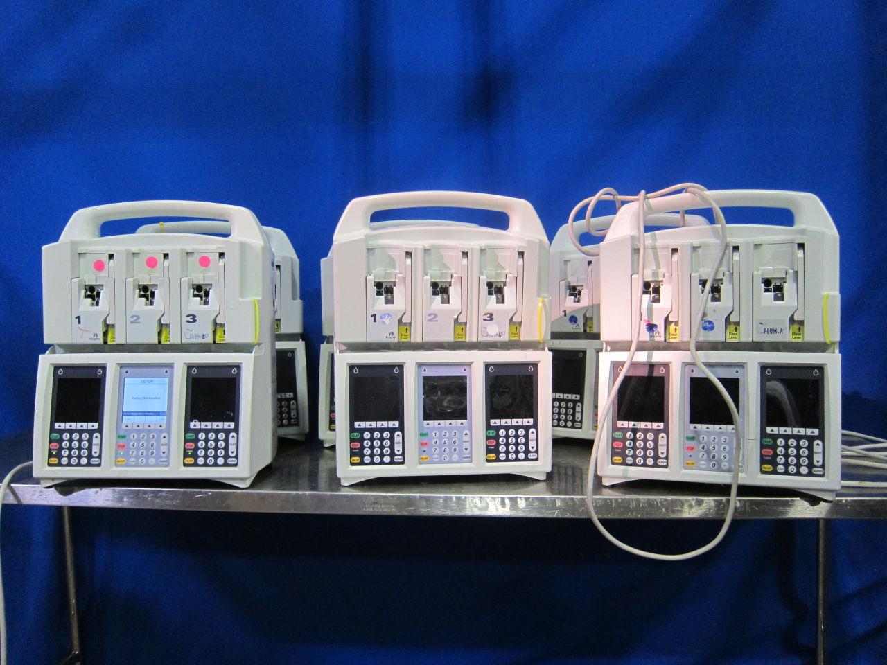 HOSPIRA Plum A+3  - Lot of 6 Pump IV Infusion