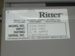 RITTER 104 Exam Table