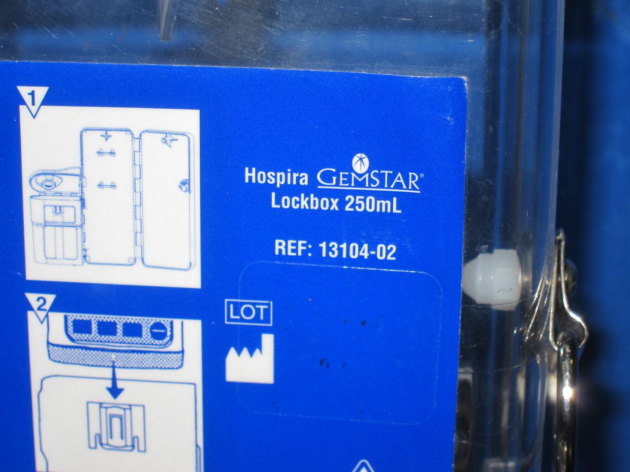 HOSPIRA Gemstar Lockbox Pump IV Infusion