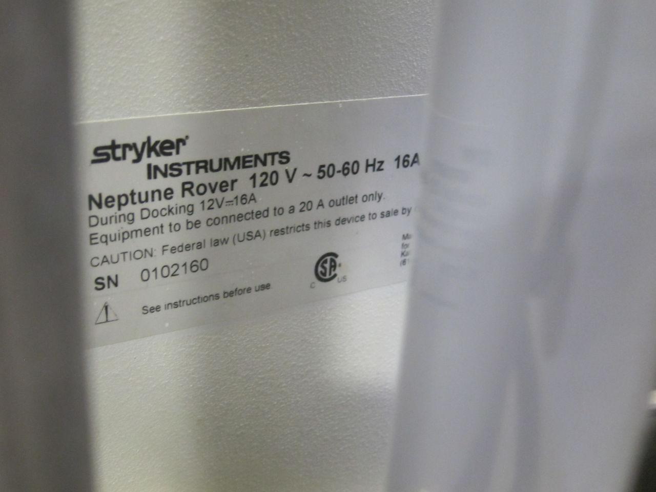 STRYKER INSTRUMENTS Neptune Rover Fluid Waste Mgmt