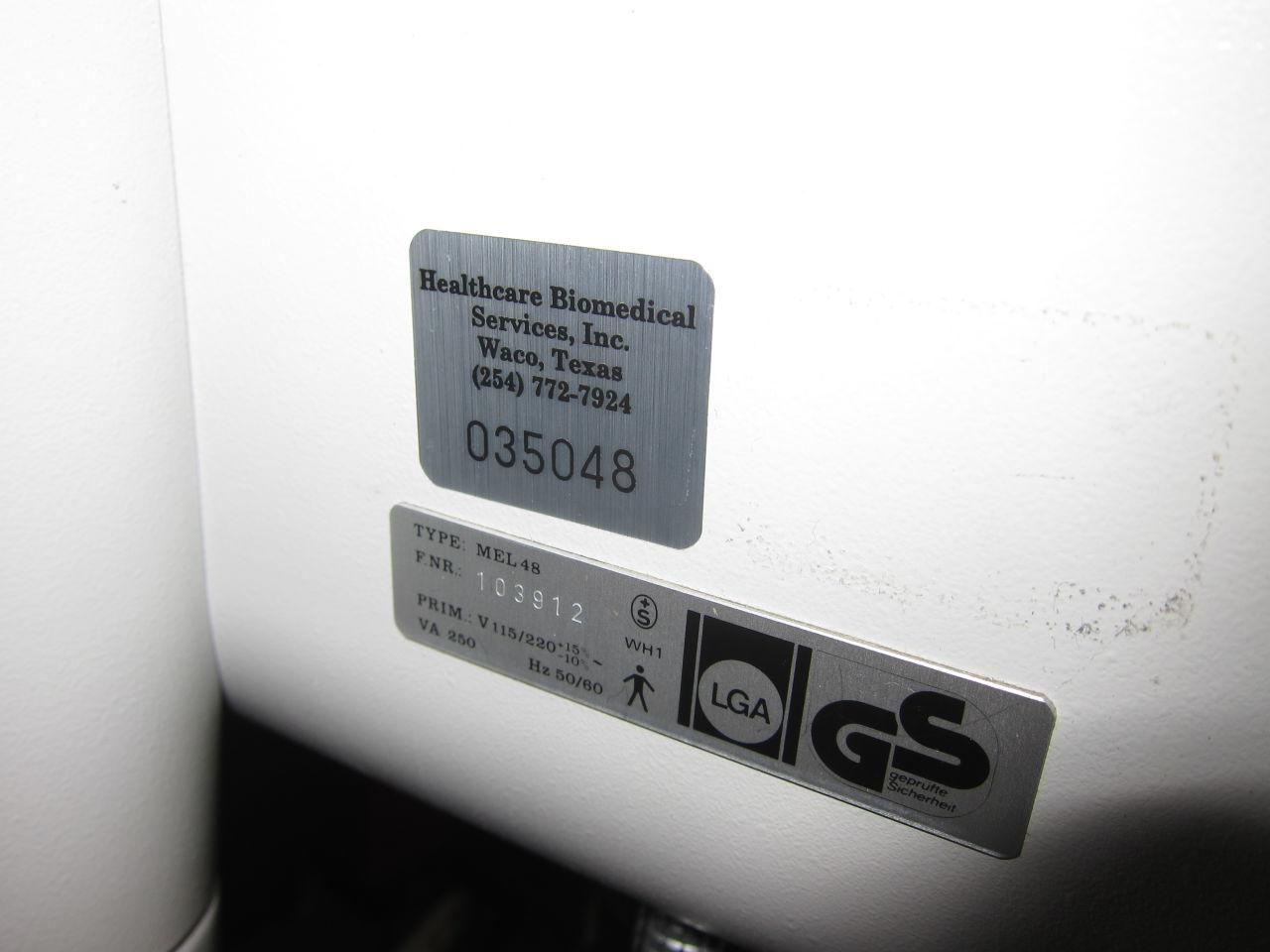 WILD HEERBRUGG MEL-48 w/ Foot Switch O/R Microscope