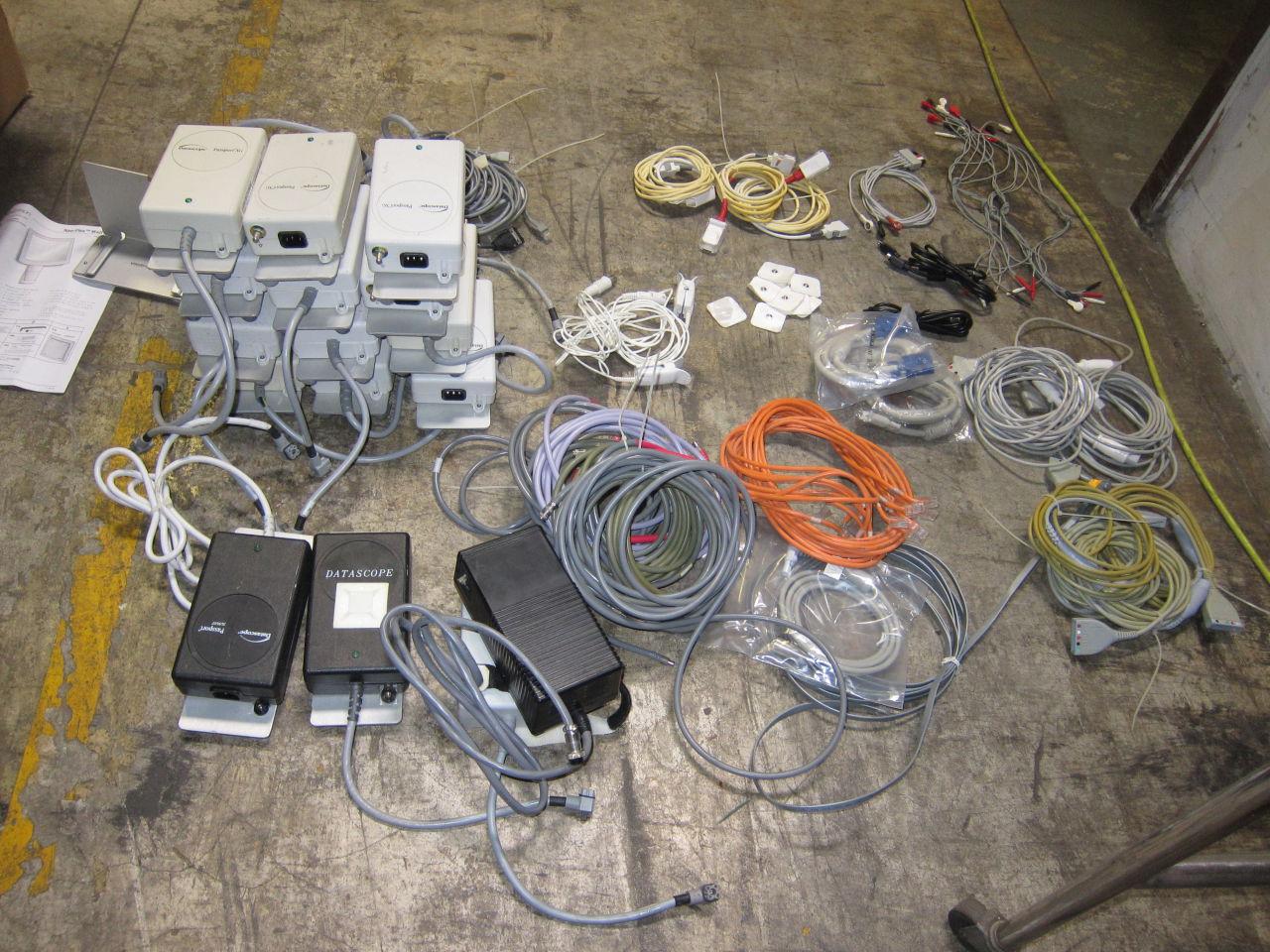 DATASCOPE Various Cables and Accessories - Lot of 32 Monitor
