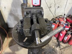 JET JDP-17MF Drill Press, s/n D2-3010589, 13" Dia Table, w/ 5" Drill Press Vise