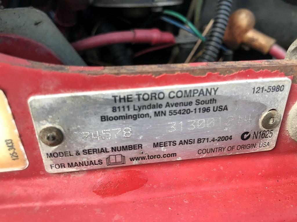 2013 Toro Grandstand Zero Turn Mower 'AS-IS'