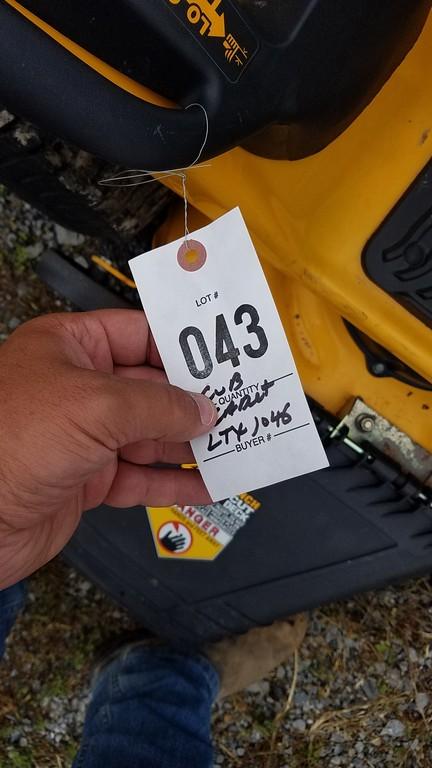 Cub Cadet LTX1046 Riding Tractor