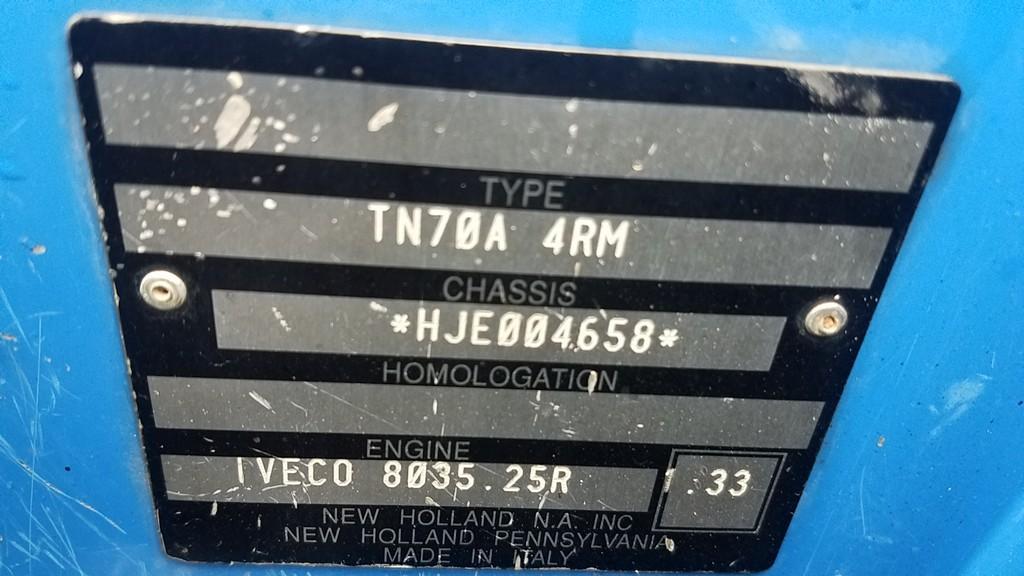 New Holland TN70DA Loader Tractor