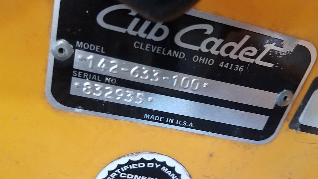 Cub Cadet 1440 Riding Tractor