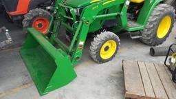2020 John Deere 3038E Compact Loader Tractor