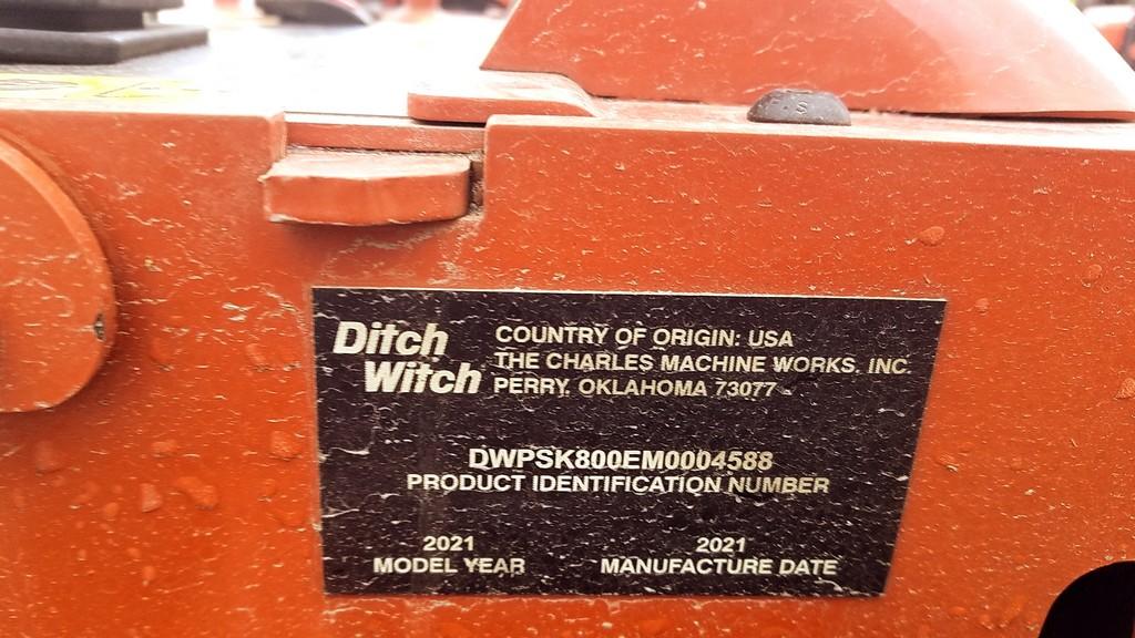 2021 Ditch Witch SK800 Mini Track Skid Steer 'Elite Item'
