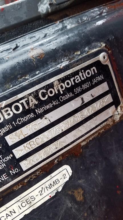 2019 Kubota SVL75-2 Track Skid Steer 'Elite Item'