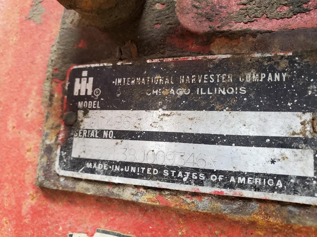 International 1486 Cab Tractor