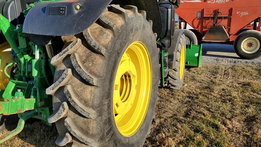 2016 John Deere 6130R Cab Loader Tractor