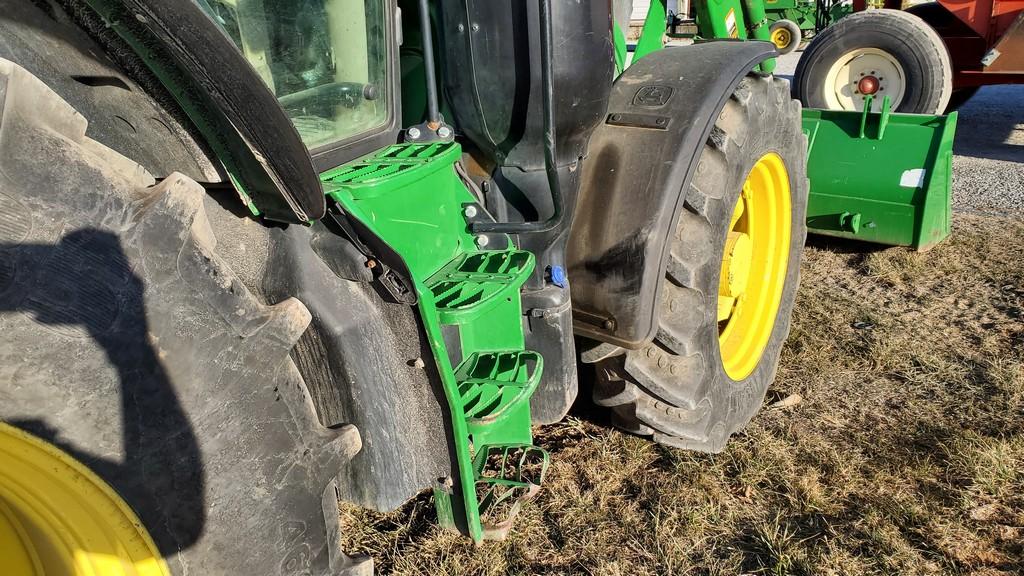 2016 John Deere 6130R Cab Loader Tractor