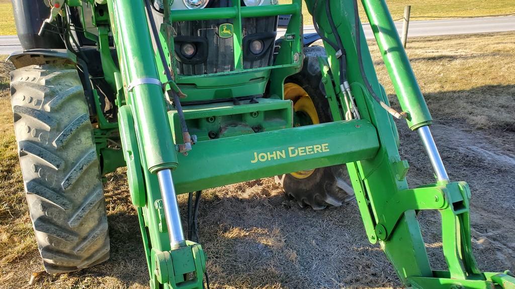 2016 John Deere 6130R Cab Loader Tractor