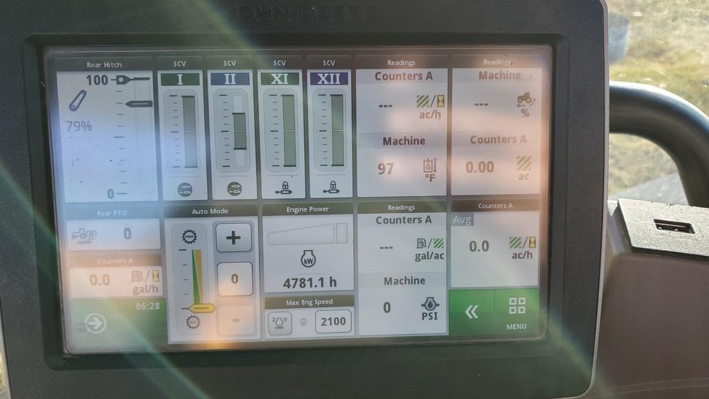 2016 John Deere 6130R Cab Loader Tractor