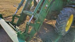 2016 John Deere 6130R Cab Loader Tractor