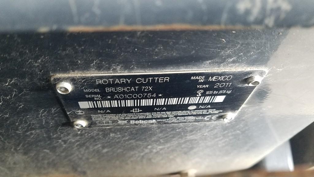 2011 Bobcat Brushcat 72X Rotary Mower