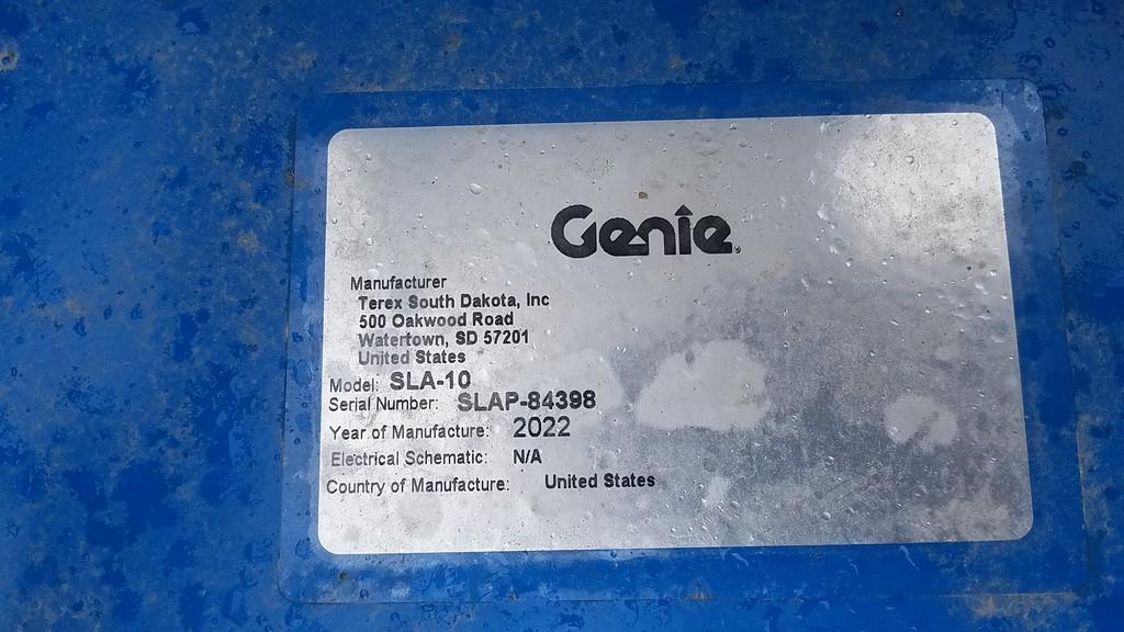 2022 Genie SLA10 Lift