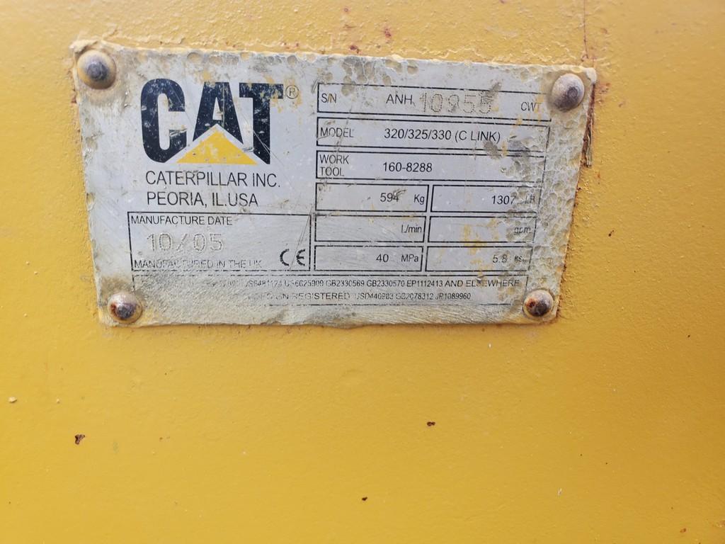 2005 Cat  Hydraulic Quick Coupler