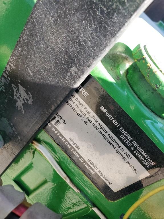 2003 John Deere 4024 Engine