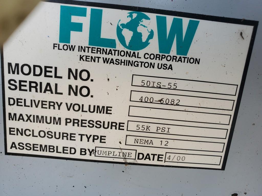2000 Flow 50IS-55 Water Jet Cutter