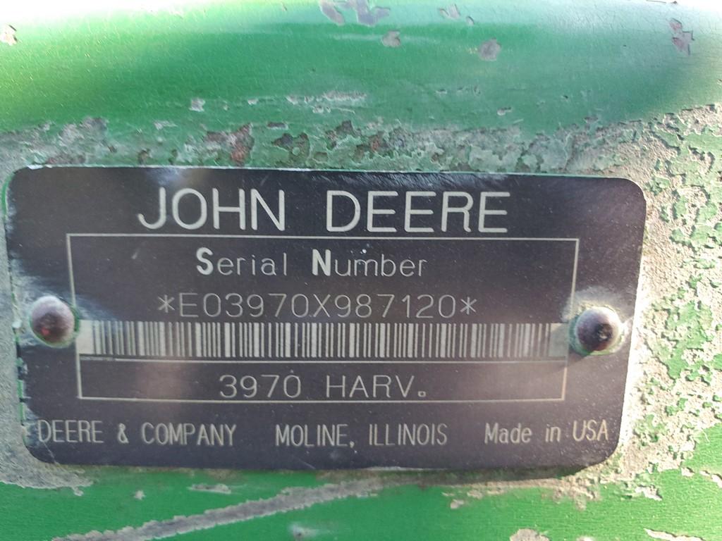John Deere 3970 Forage Harvester 'Manual & Monitor in the Office'