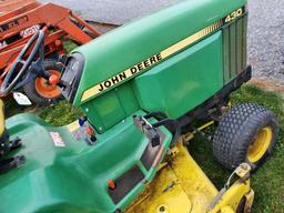 John Deere 430 Riding Tractor
