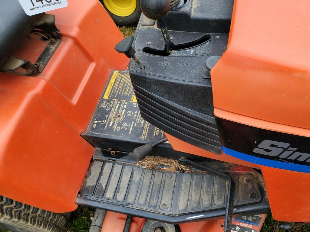 Simplicity Broadmoor Riding Tractor 'AS-IS'