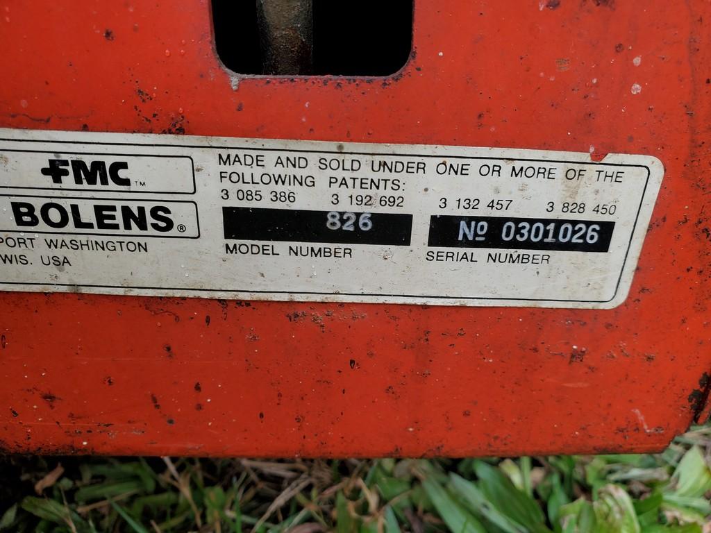 Bolens 826 Snowblower