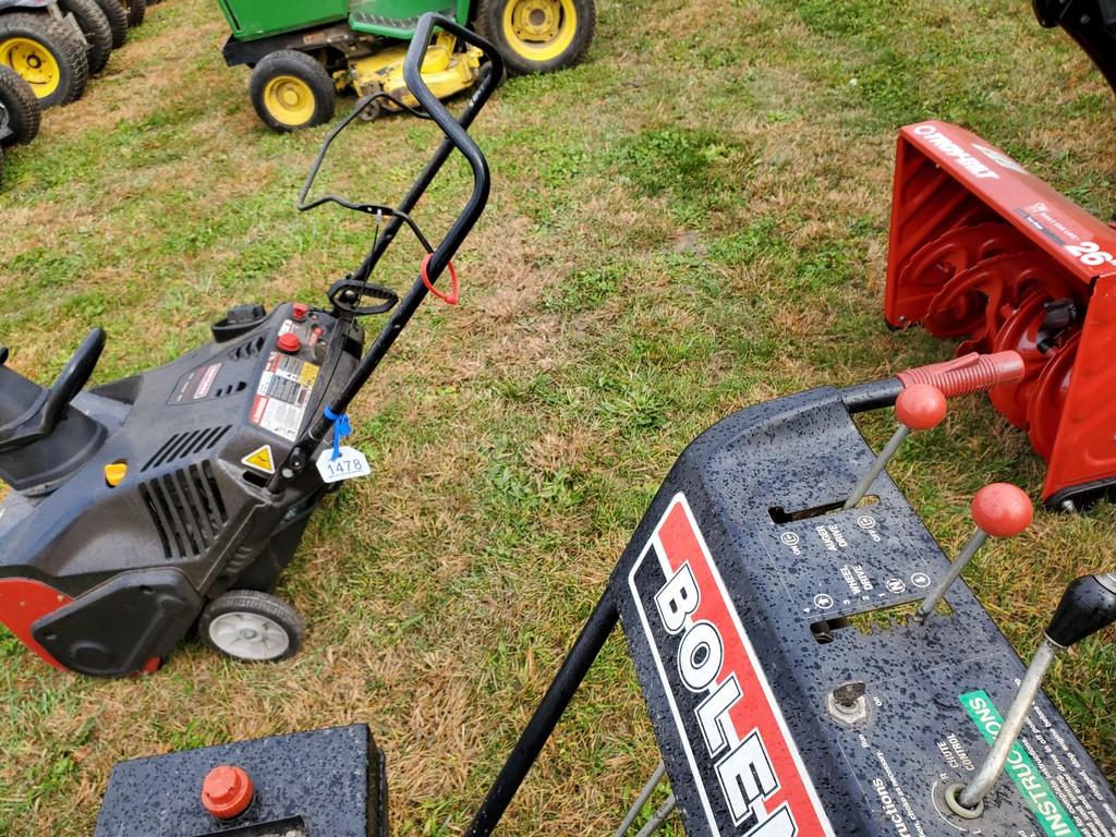 Bolens 826 Snowblower