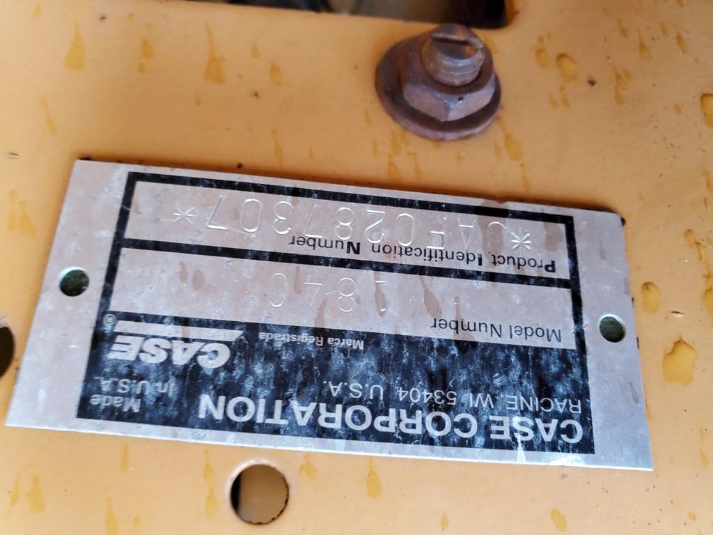 Case 1840 Skid Steer