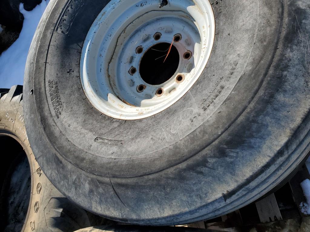 Wagon Tires On Wheels