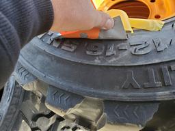 Forerunner SKS1 Skid Steer Tires on Wheels 'Set of 4 - New'
