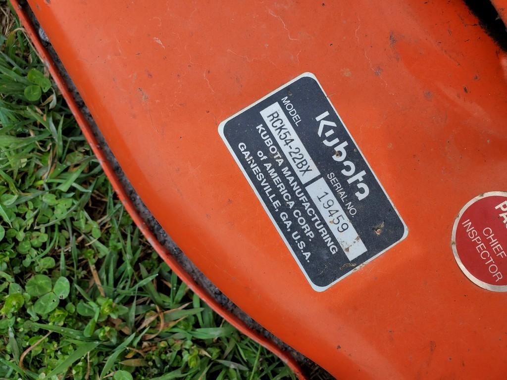 Kubota RCK54-22BX Deck