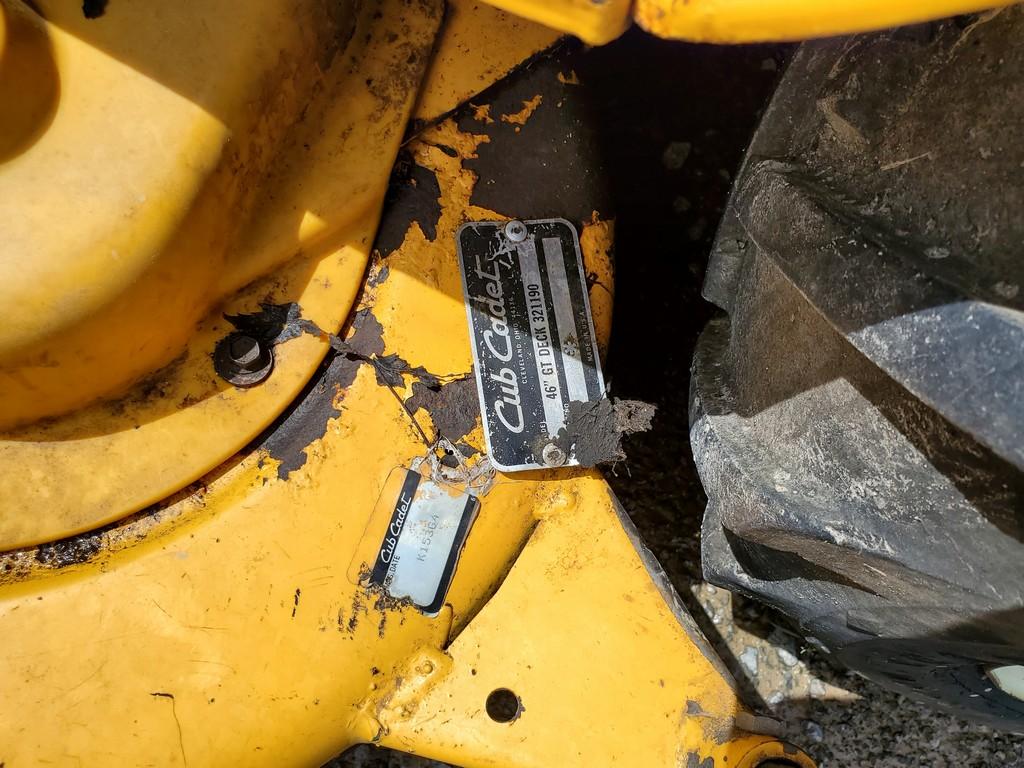 Cub Cadet 1864 Riding Tractor 'Runs & Operates'