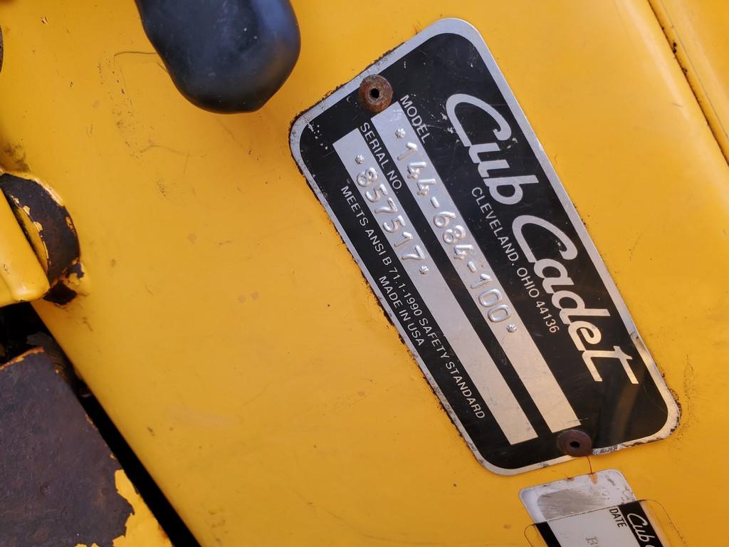 Cub Cadet 1864 Riding Tractor 'Runs & Operates'