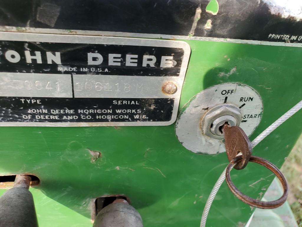 John Deere 110 Riding Tractor 'AS-IS'