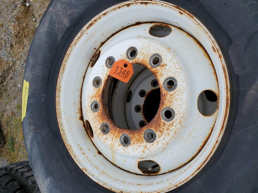 Tires On Wheels   'By the Piece x 2'