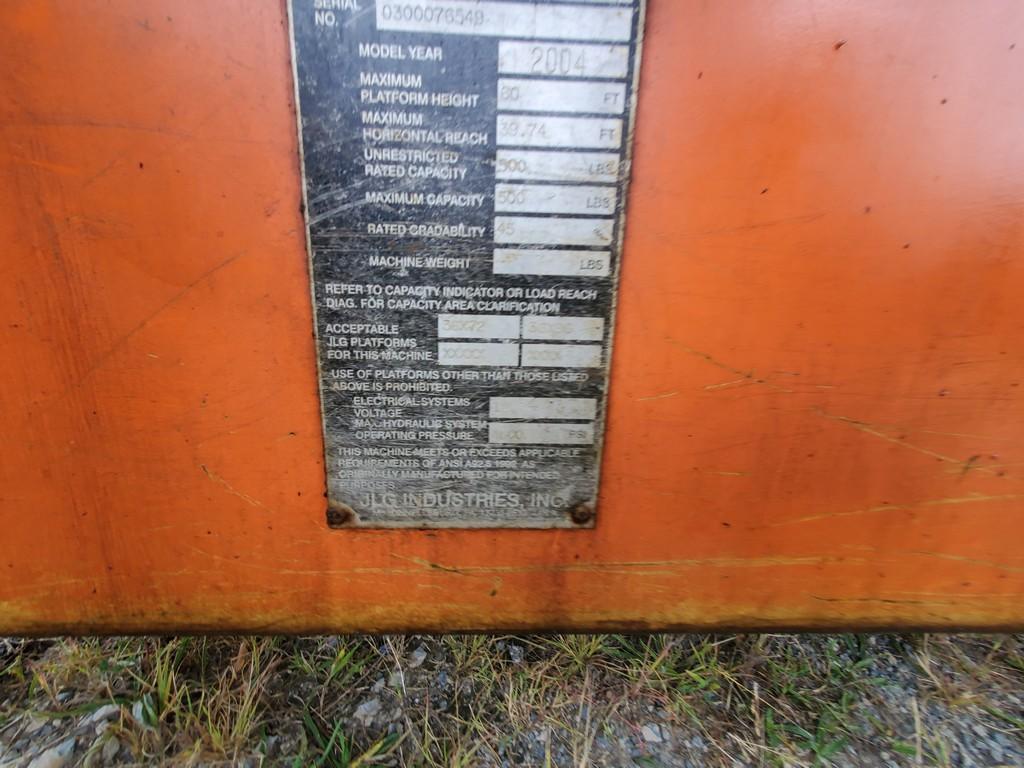 2004 JLG 600AJ Manlift 'Runs & Operates'