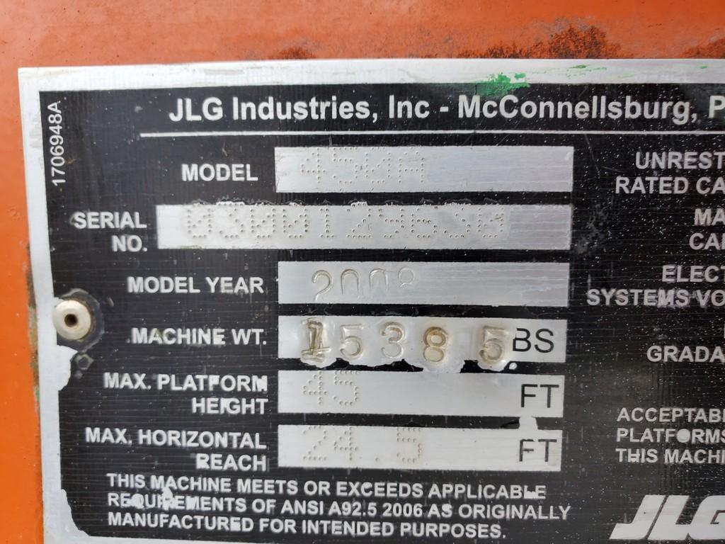 2008 JLG 450A Manlift 'AS-IS'