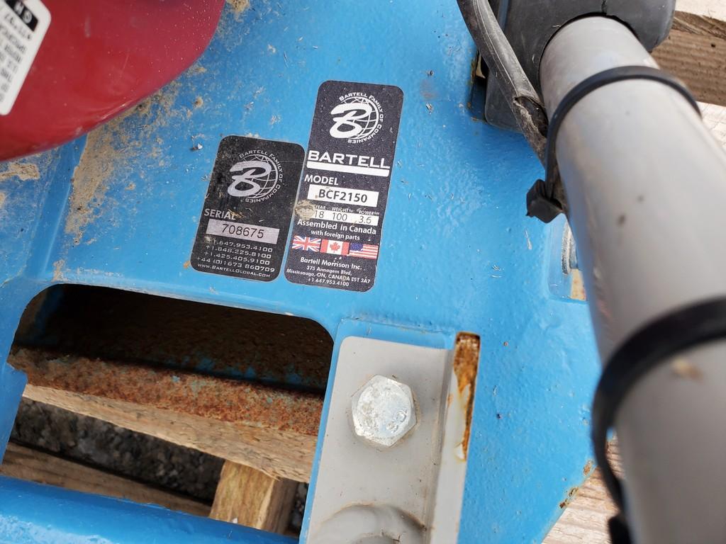 2018 Bartell BCF2150 Plate Tamper