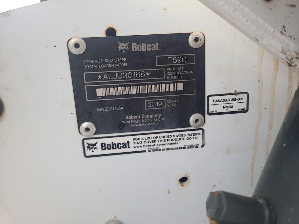 2019 Bobcat T590 Track Skid Steer 'Ride & Drive'