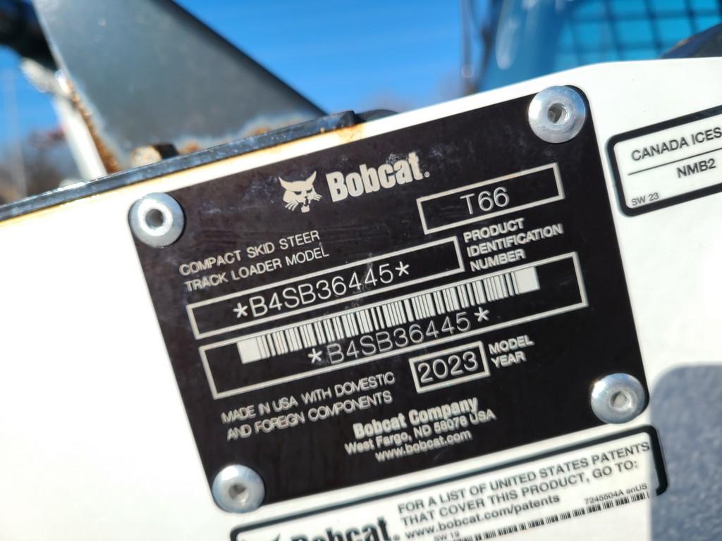 2023 Bobcat T66 Track Skid Steer 'Elite Ride & Drive'