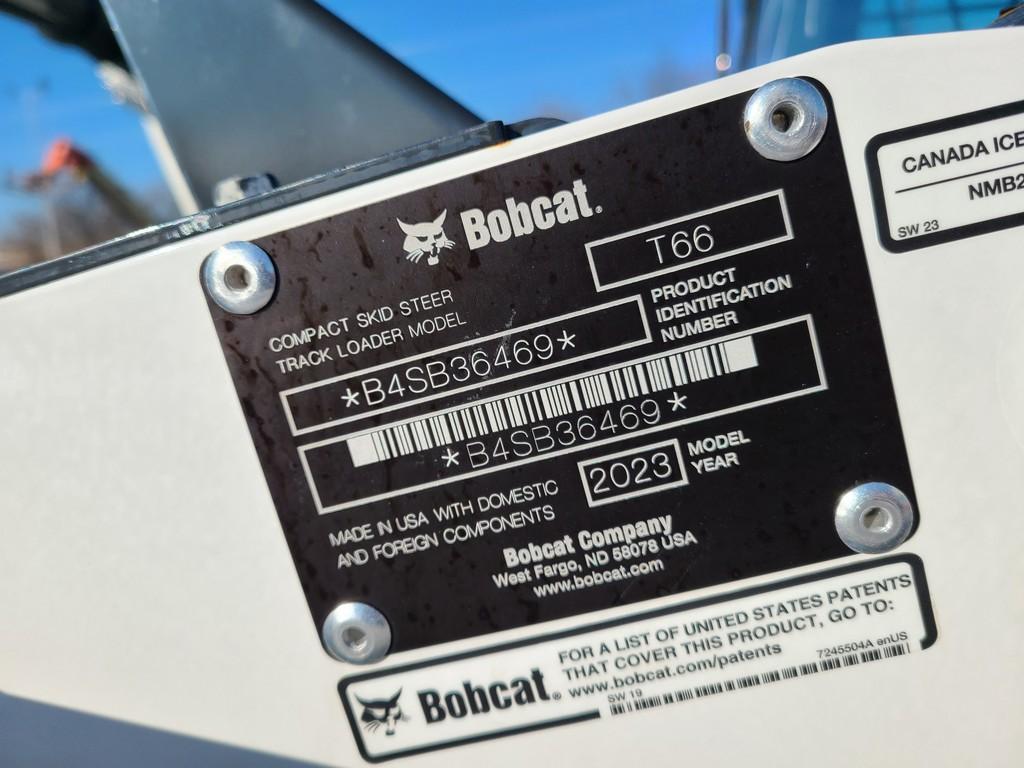2023 Bobcat T66 Track Skid Steer 'Elite Ride & Drive'